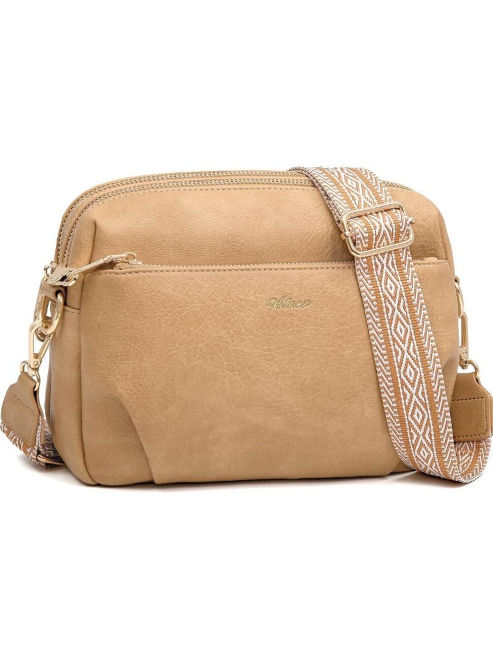 Vegan Leather Crossbody Bag for Women | Anti-Theft RFID Handbag Purse